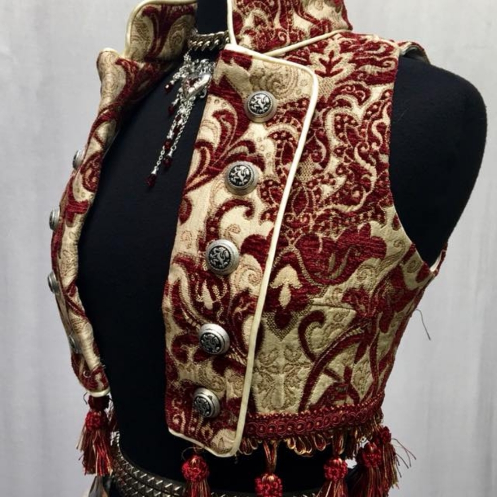 Shrine Hollywood Brocade Tapestry Vest